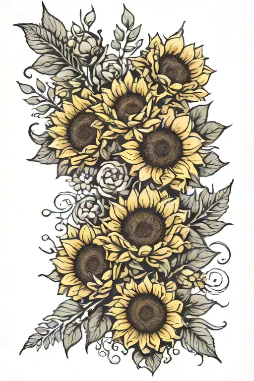 Sunflower Cosmo Rose Bouquet Tied