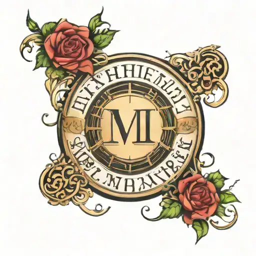 Name With Roman Numerals Under It