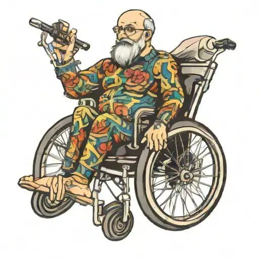 Disabled Dad In Wheelchair