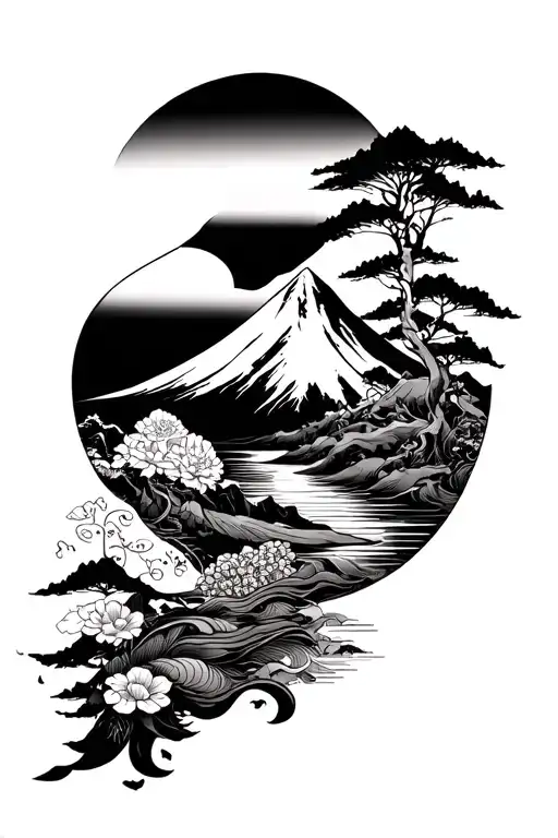 Monte Fuji Fine Line