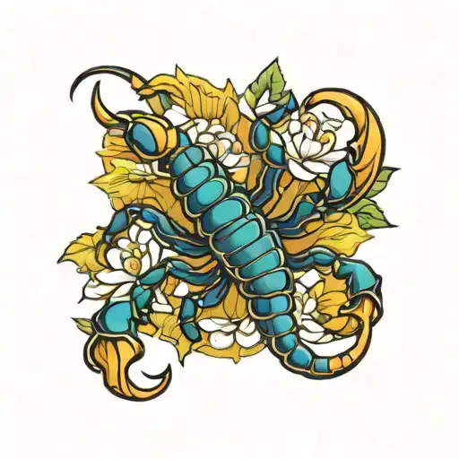 Scorpion Flower Blooming