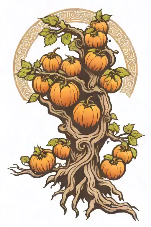 Celtic Hazelnut Tree Ocean Wave Crashing