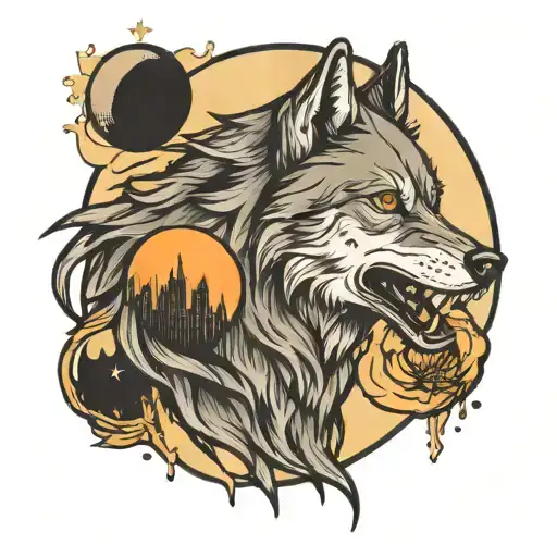 The Wolf Howls At The Moon