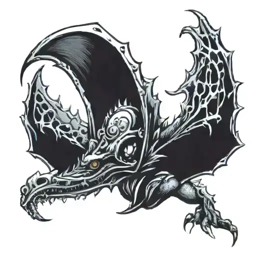 Flying Plague Mask Dragon