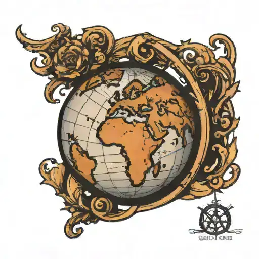 Globe Symbolizing The Client's Lost Friend