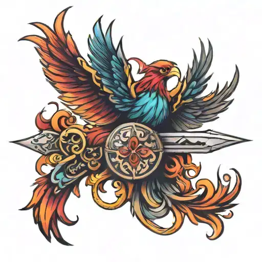 Pheonix And Sword