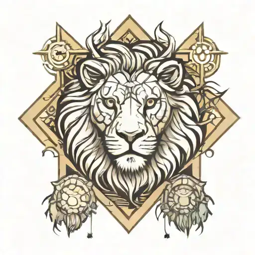 Lion And Avengers Logo