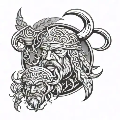 Germanic Viking Survivor Power Strength Father