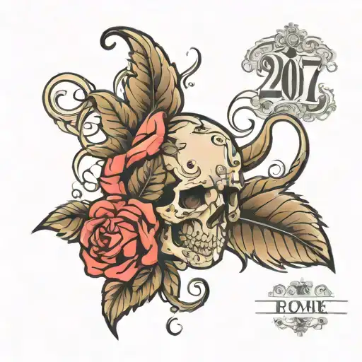 Rome Number 2017 With Rose