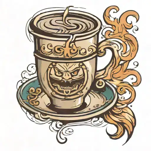 Cup Of Coffee Steam Dad