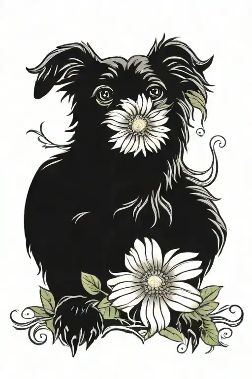 Aster Flower That Says Dad Memorial