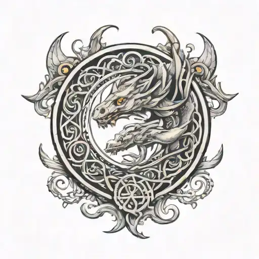 Ouroboros Symbol Wrapped