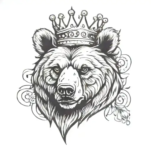 Bear Head Crown