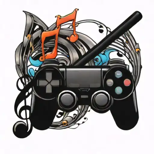 Music Notes Floating Around Video Games