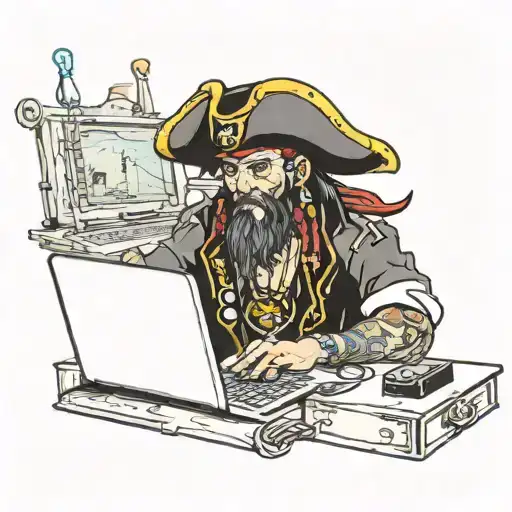 Pirate On Computer