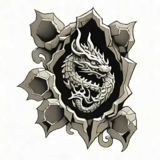 Dragon Stone Foot Cast