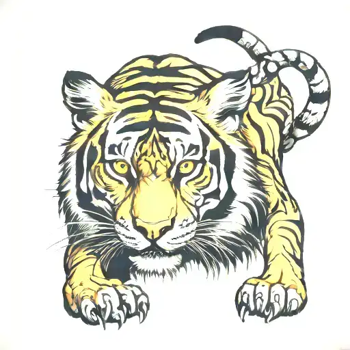 Tiger Body With Goat Head