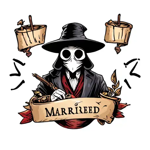 Cute Mini Plague Doctor Daddy Married