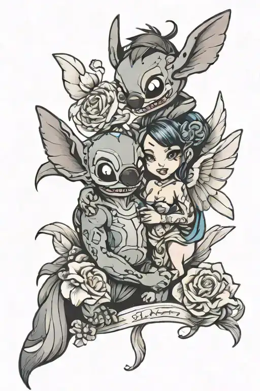 Stitch And Angel Couple