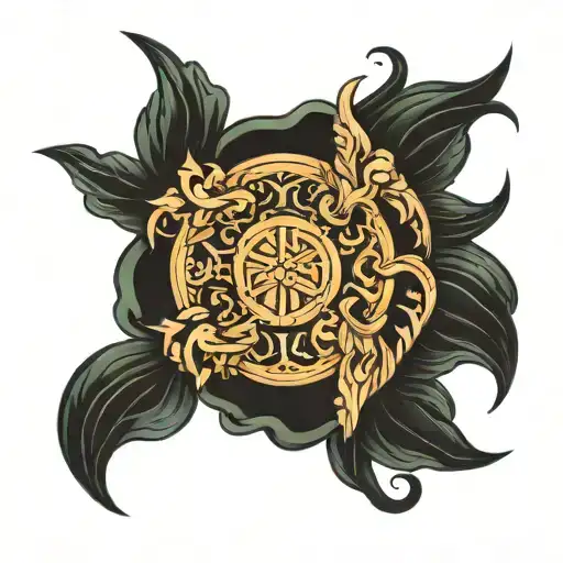 Gemini Virgo Symbol Combined