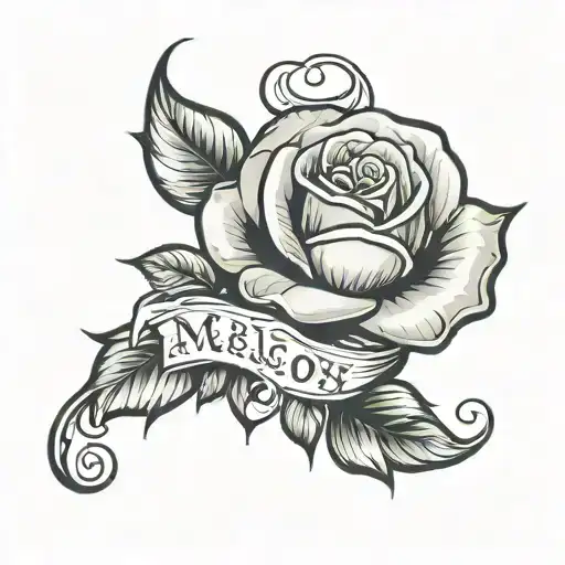 Rose With The Name Melody Flowing
