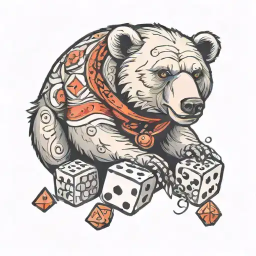 Bear And Dice