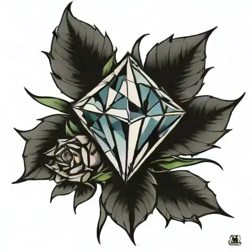 Diamond With Thorns Wrapped