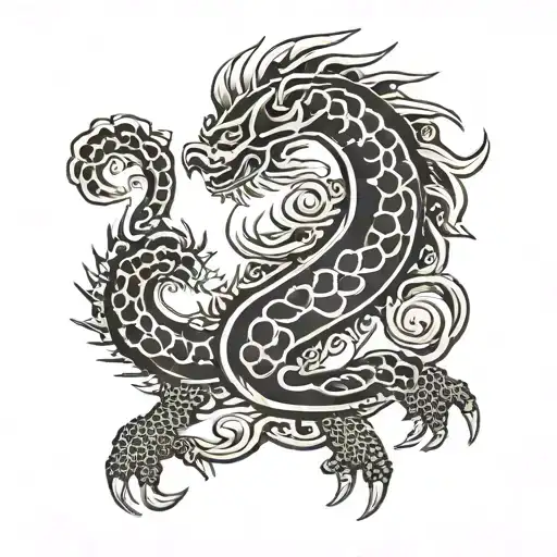 Small Jappanese Symbol For Courage For The Pec