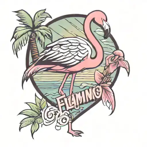 Flamingo In Las Vegas Sign