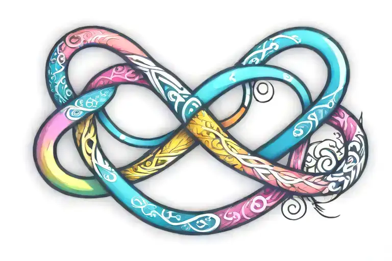 Colorful Infinity Symbol