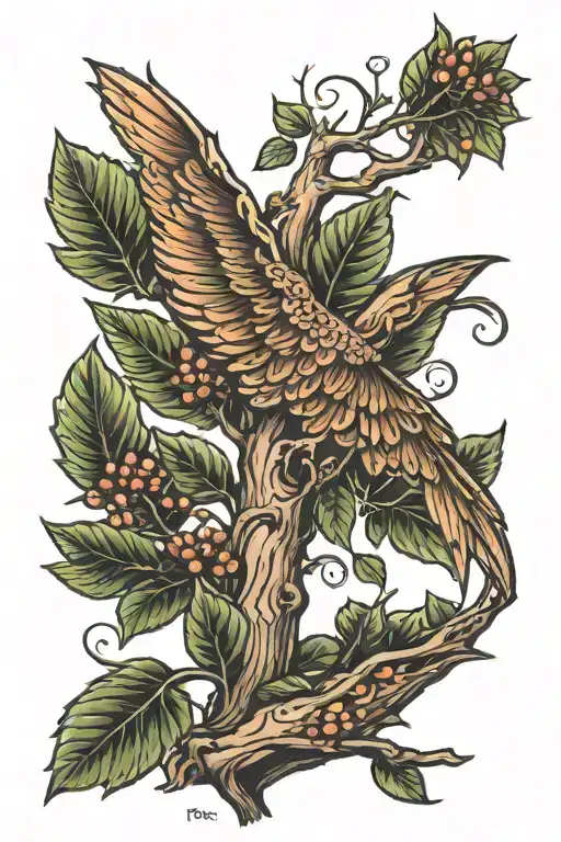 Carob Tree With Wings