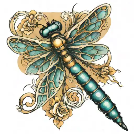 Dragonfly With Gwendolyn Innits Body