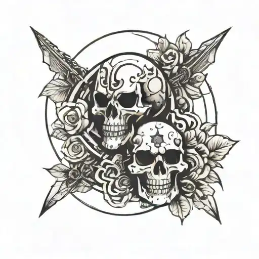 Gladiator Sun And Moon Skulls