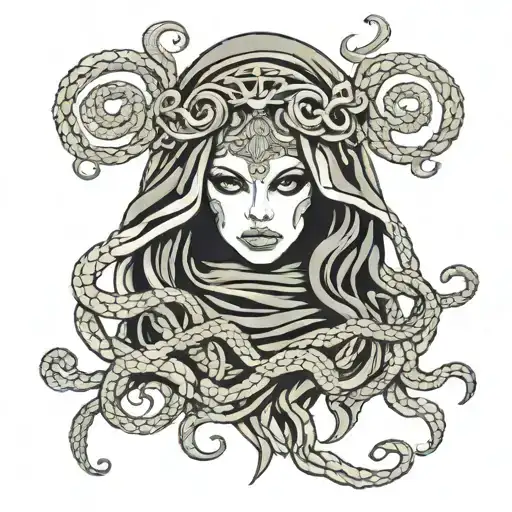 Medusa With Burka