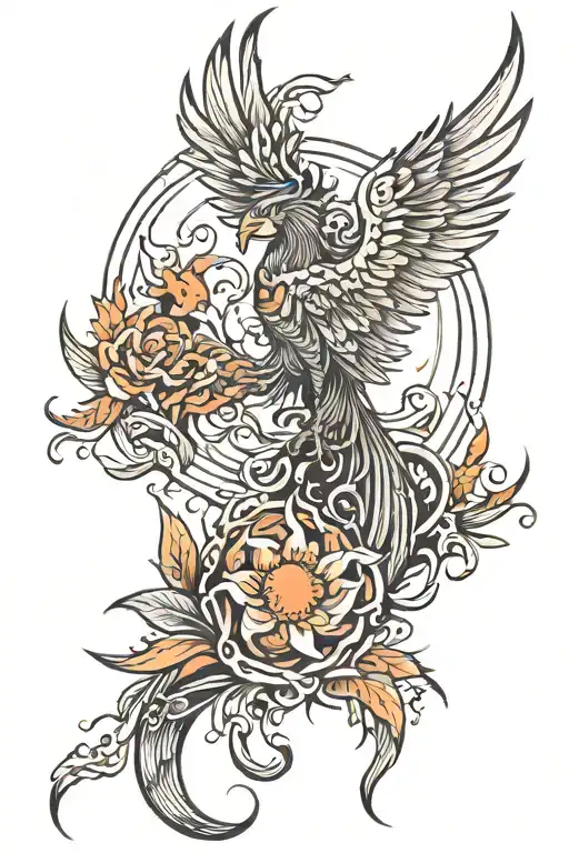 Pheonix Rising Sun