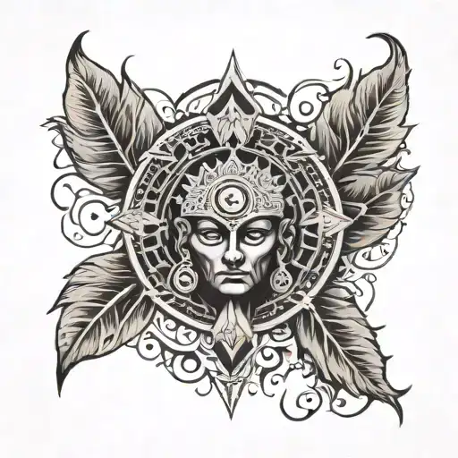 Indian Mythology Symbol Forearm