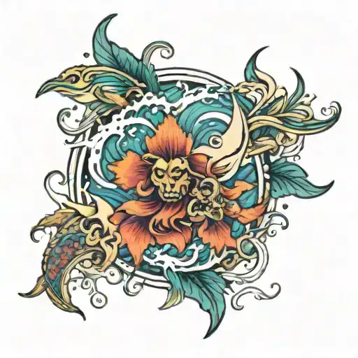 Ocean Elements Intertwined