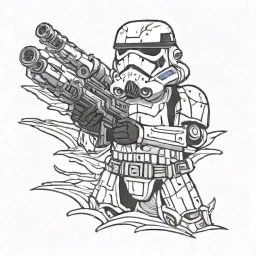 Star Wars Stormtrooper Of Lego