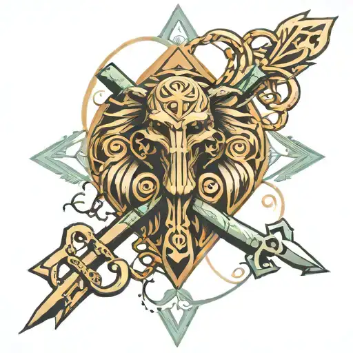 Ankh And Lion