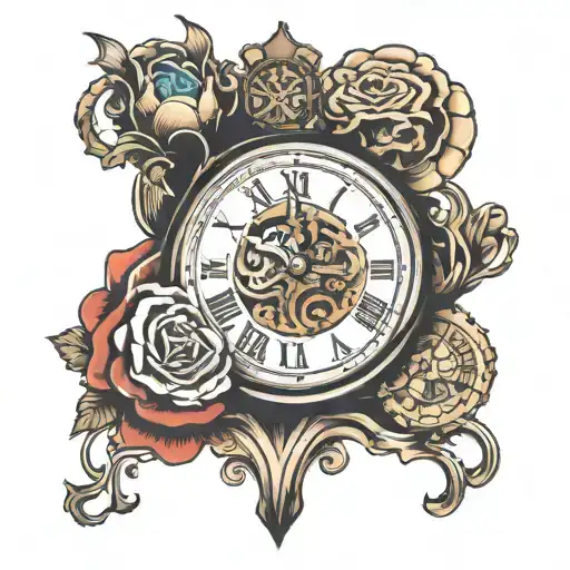 Playing Cards With Clock