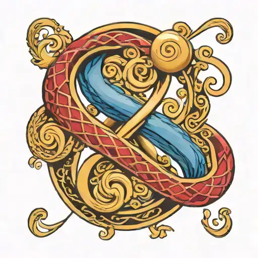 Infinity Symbol With S M