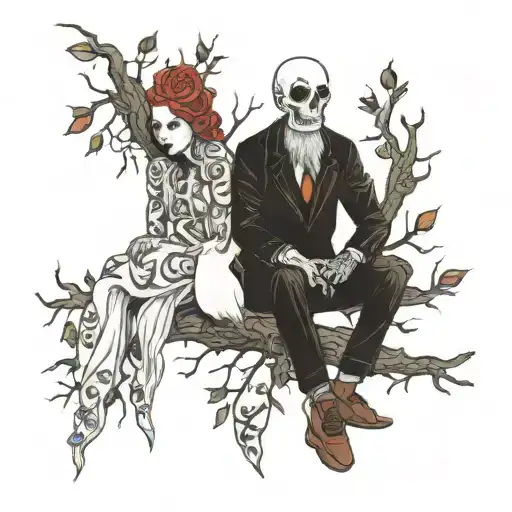 My Beloved Ghost And Me Sitting Ina Tree