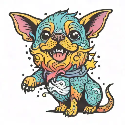 Rainbow Foam Ball Got Dogs Bites