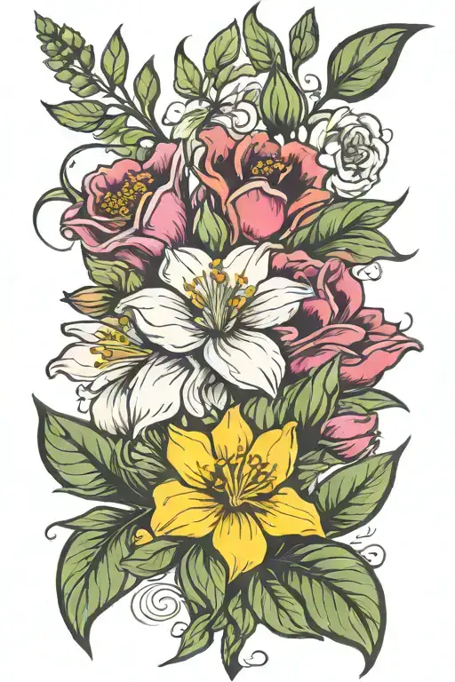 February Birth Flowers Blooming