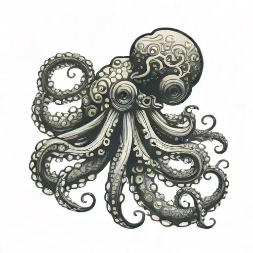 Warrior Octopus Holding