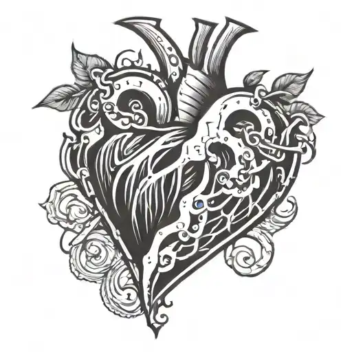 Biomechanic Heart Symbolizing Love