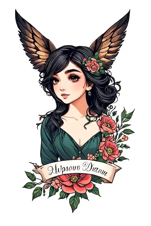 Memorial Tattoo For Daughter Name