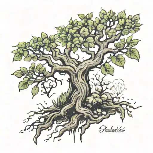 A Tree Plants Seeds For Its Future Generations