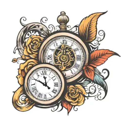 Clock Music Note Toby