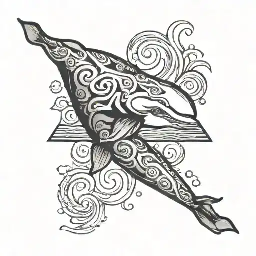 Aries Dolphin Swimming